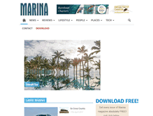 Tablet Screenshot of marinamag.com